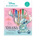 Disney Stitch activity notebook + 6 gel pens set