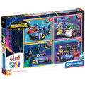 DC Comics Batwheels puzzle 12+16+20+24pcs