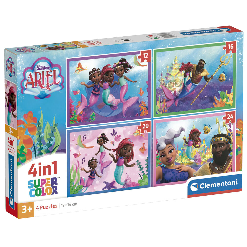 Disney Ariel puzzle 12+16+20+24pcs