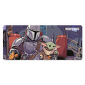 Star Wars Mandalorian & Child gaming desk mat