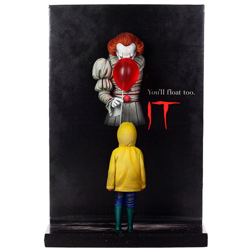 It 2017 Pennywise & Georgie Poster 3D figure