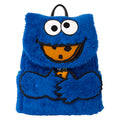 Loungefly Sesame Street Cookie Monster Plush backpack + purse