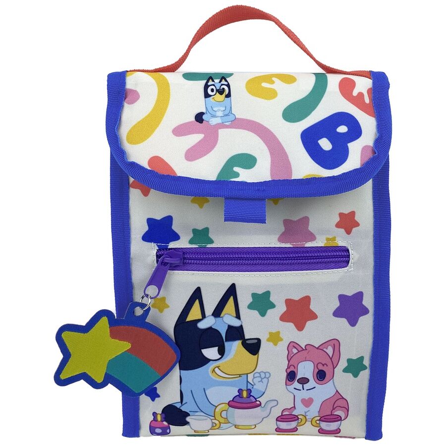 Bluey Rainbow lunch bag