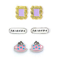 Friends Set 3 pairs of earrings