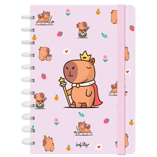 Capibara Majesty A4 notebook